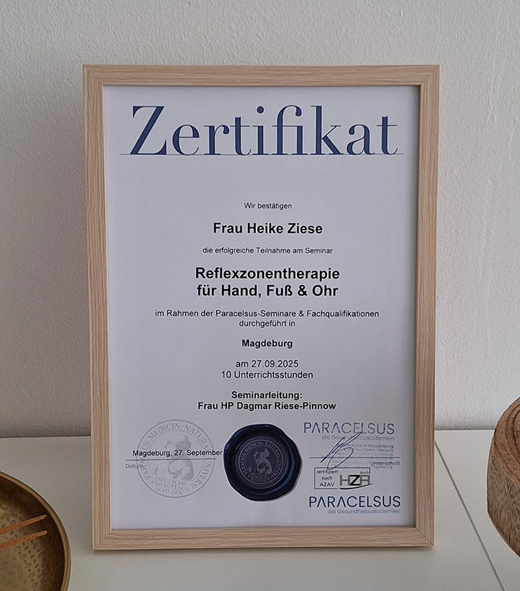 Reflexzonenmassage